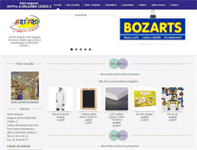 Tablet Screenshot of lesbozart.com